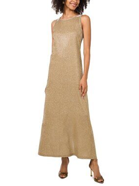Vince Camuto Women's Sleeveless Metallic Maxi Dress Size M